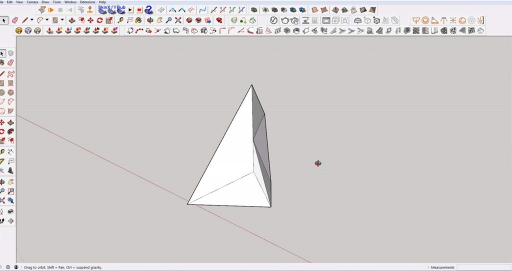 Sketchup create faces plugin for 3D model