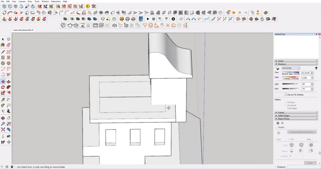 adding details to Sketchup speed model